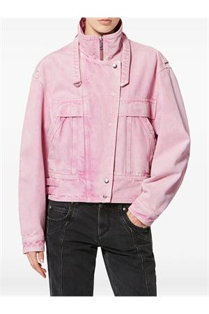 Giacca Joseline In Denim Rosa MARANT ÉTOILE | VE0609FAD1H02E40PK